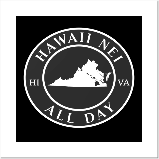 Roots Hawaii and Virginia by Hawaii Nei All Day Wall Art by hawaiineiallday